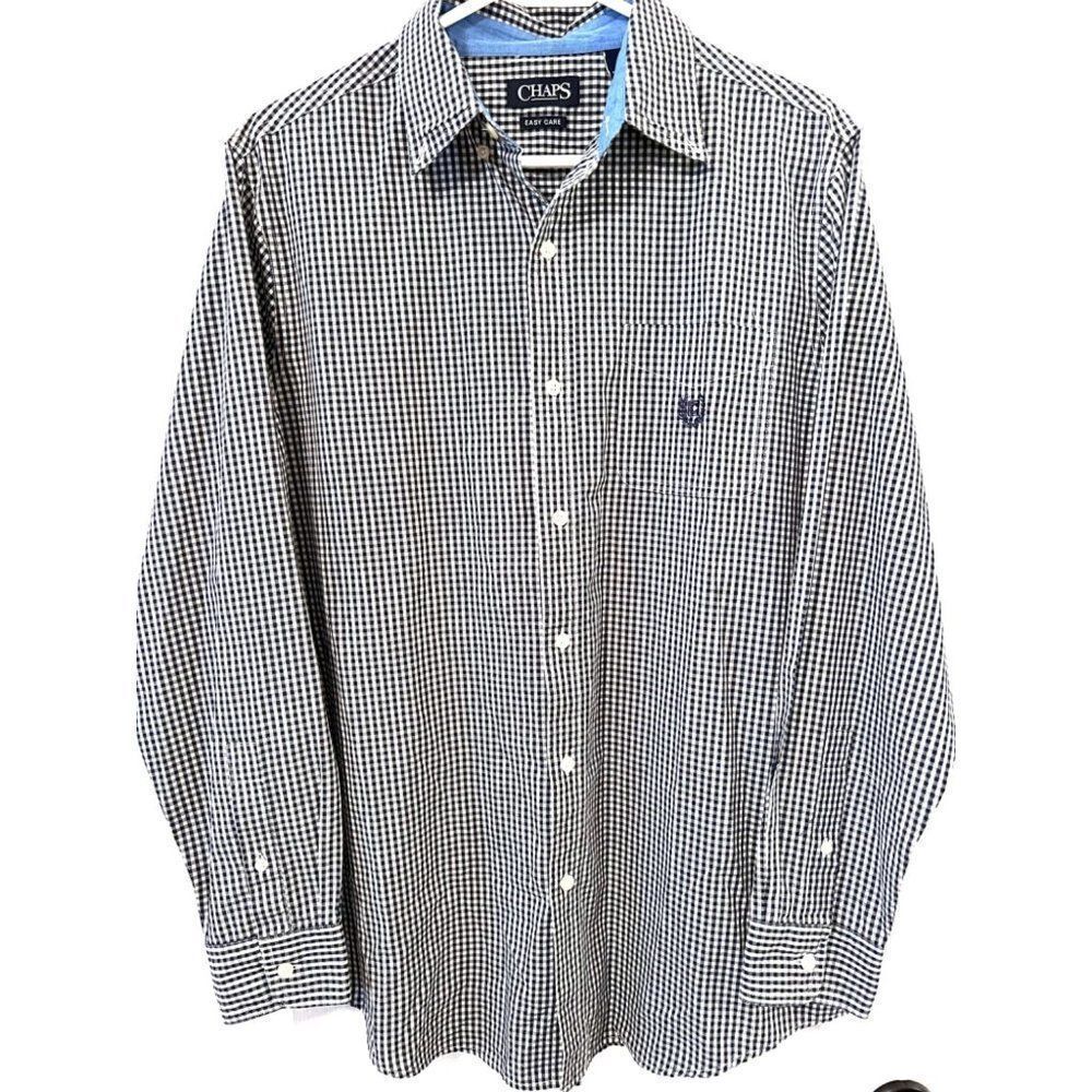 Chaps Medium Men's Long Sleeve Button Down Shirt